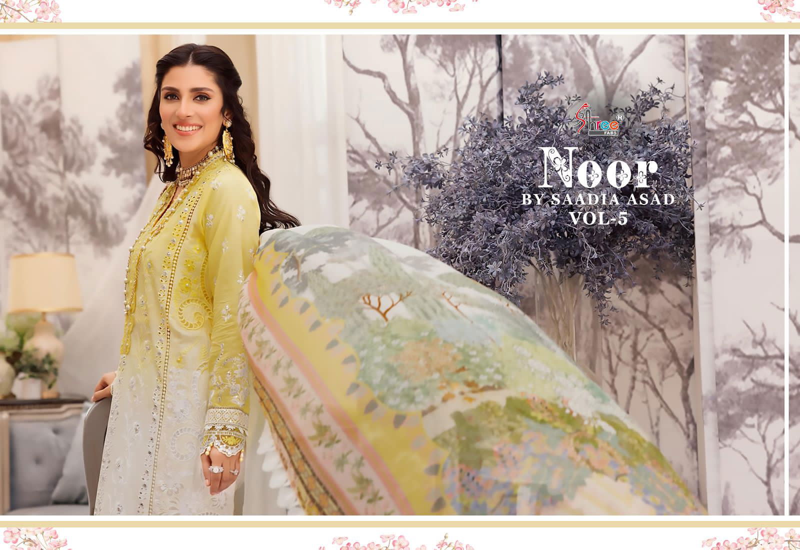 Noor By Saadia Asad Vol 5 By Shree Pakistani Salwar Suits Catalog